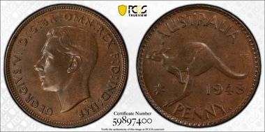 1948 Y. (p) 1D MS64BN