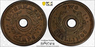 (1943) 2 Shil KM-Tn4.1 Internment Camp MS62BN