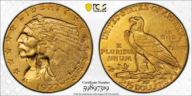 1927 $2.50 AU55