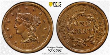 1856 1C Upright 5 N1BN