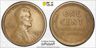 1909-S 1C Lincoln VF30BN