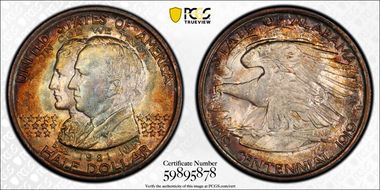 1921 50C Alabama MS67+ 