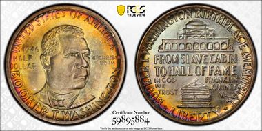1946 50C Booker T. Washington MS68