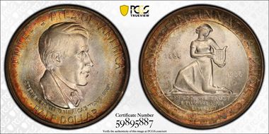 1936-D 50C Cincinnati MS68+ 