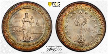 1936-D 50C Columbia MS68+ 