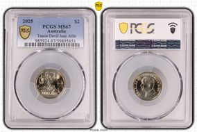 2025 $2 Tassie Devil Joey AlBr MS67