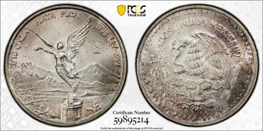 1998-Mo 1/10 oz Libertad Ag MS68