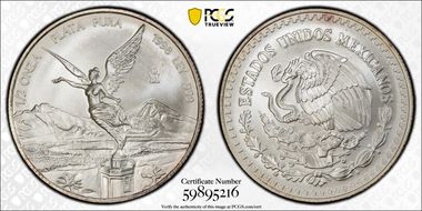 1998-Mo 1/2 oz Libertad Ag MS69