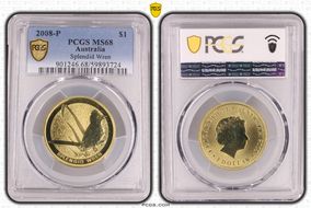 2008-P $1 Splendid Wren MS68