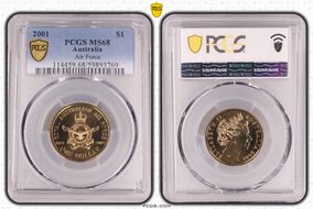 2001 $1 Air Force MS68