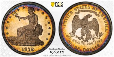 1878 T$1 Trade PR66CAM