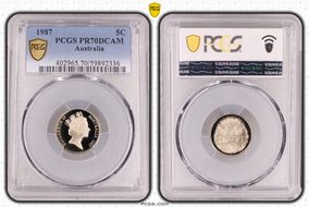 1987 5C PR70DCAM