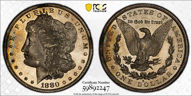 1880-S $1 MS68