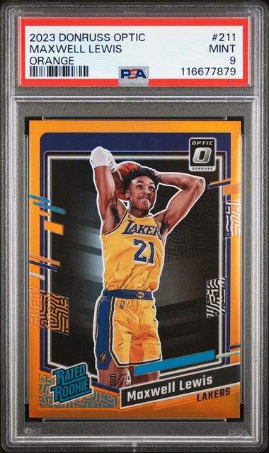 2023 Panini Donruss Optic Orange #211 Maxwell Lewis front