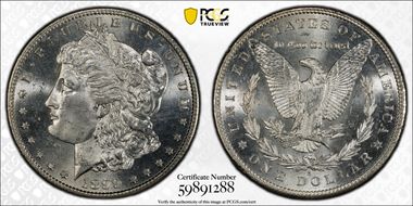 1899-S $1 MS65