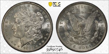 1882-CC $1 MS62
