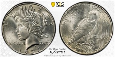 1935 $1 MS64