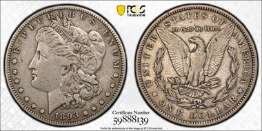 1893-S $1 VF25
