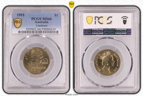1993 $1 Landcare MS66