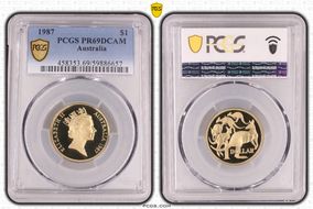 1987 $1 PR69DCAM