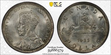 1935 S$1 MS65