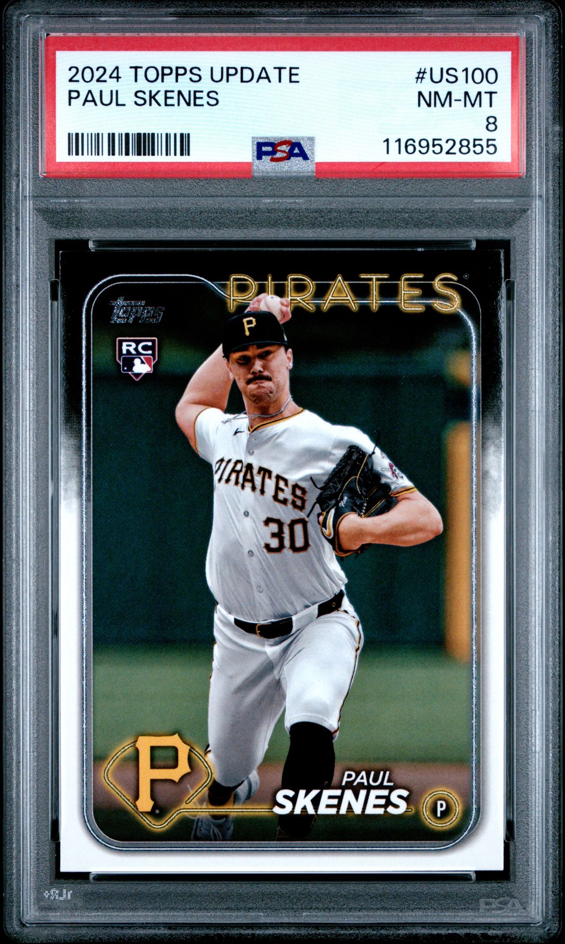 2024 Topps Update Paul Skenes #Us100 Nm-Mt 8 front