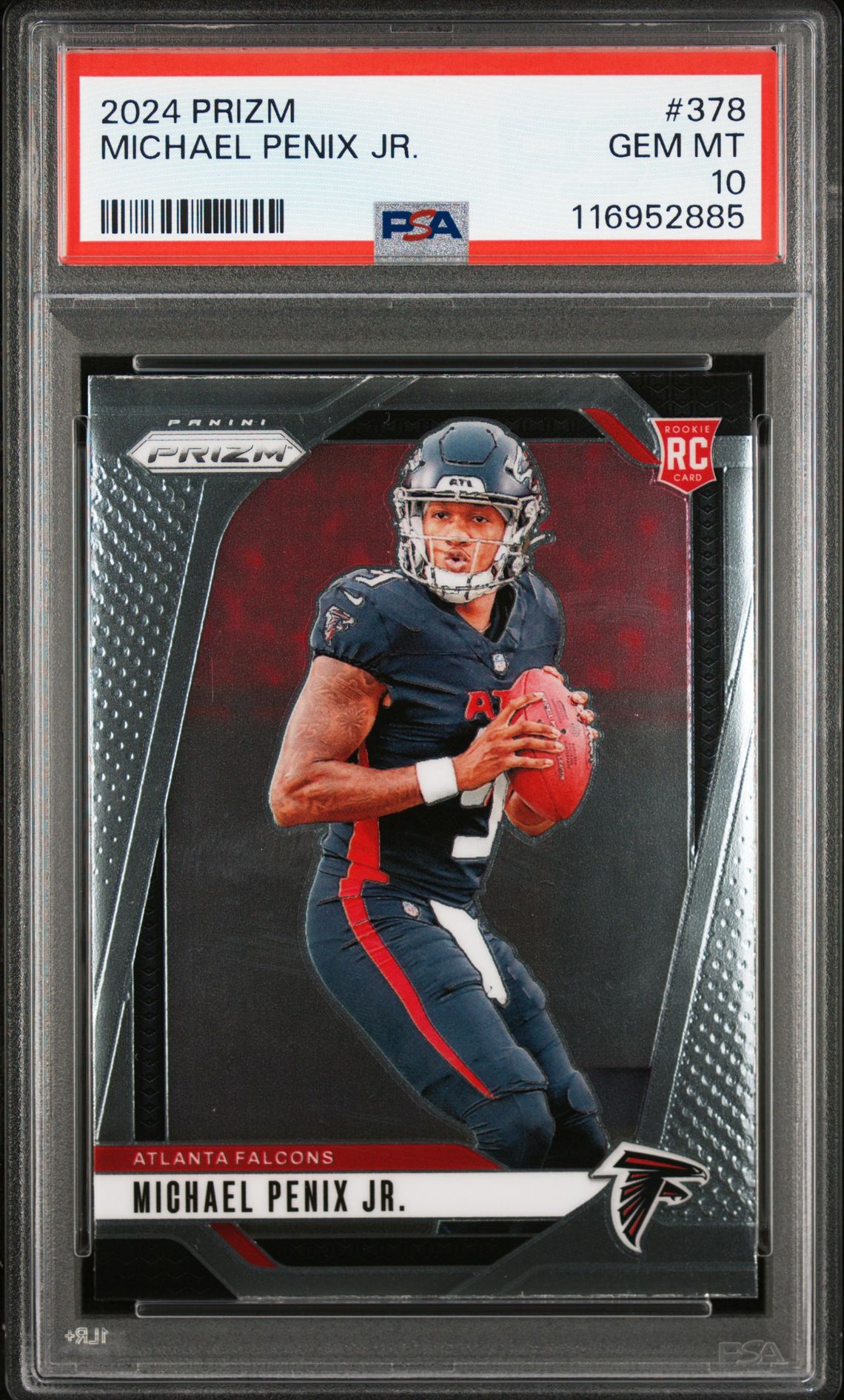 2024 Panini Prizm Michael Penix Jr. #378 Gem Mt 10 front