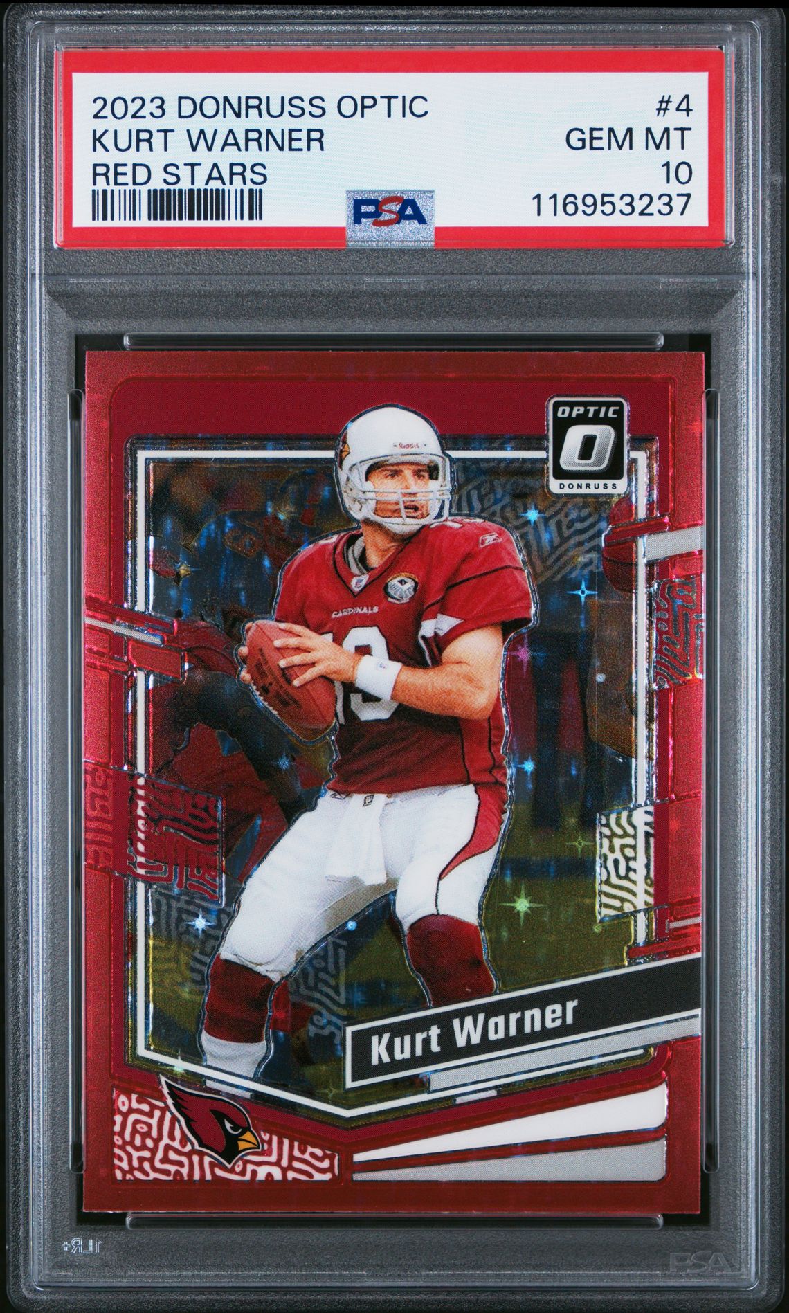2023 Panini PANINI DONRUSS OPTIC RED STARS #4 Kurt Warner front
