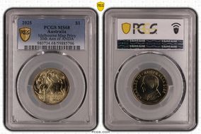 2025 $1 Melbourne Map Privy 30th Ann of ANDA MS68