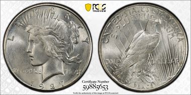 1927-S $1 MS65