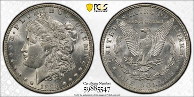 1893-O $1 AU58