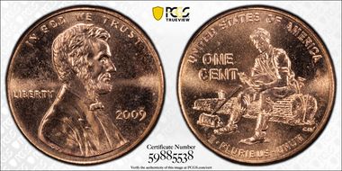 2009 1C Lincoln-Formative Years DDR, FS-805 MS66+ RD