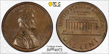 1969-S 1C AU55BN