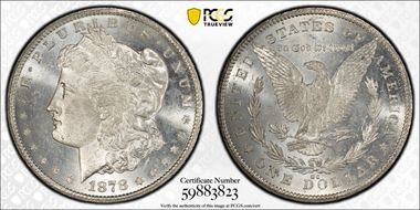 1878-CC $1 MS62