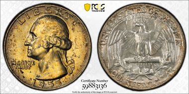 1955-D 25C MS65