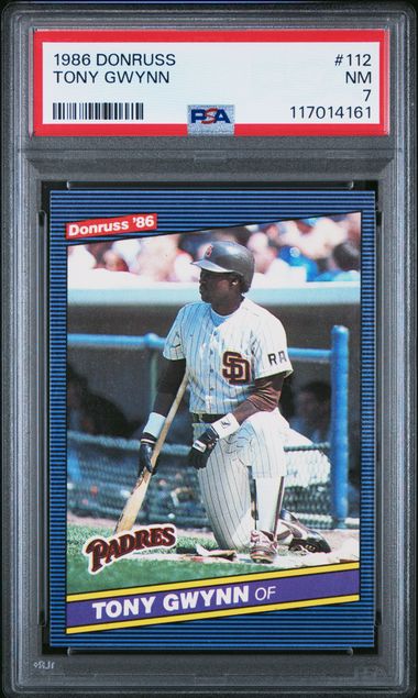 1986 Panini Donruss #112 Tony Gwynn front