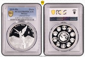 2010-Mo Onza Libertad  Ag PR69DCAM