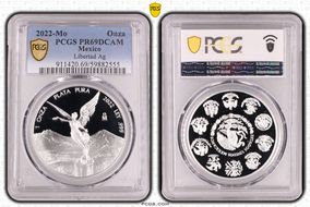 2022-Mo Onza Libertad Ag PR69DCAM