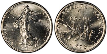 1973 1 Fr Gad-474 MS69