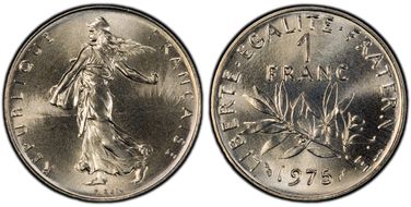 1975 1 Fr Gad-474 MS68