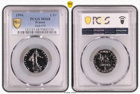 1994 1 Fr Gad-474 MS68