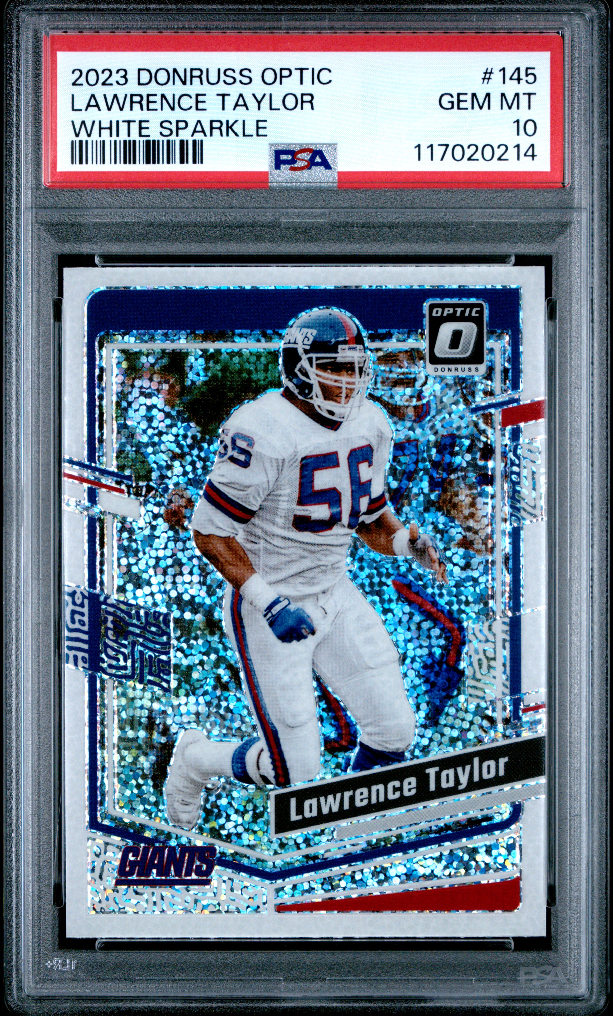 2023 #145 Lawrence Taylor PSA 10 Panini Donruss Optic