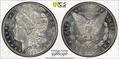 1891-S $1 MS62