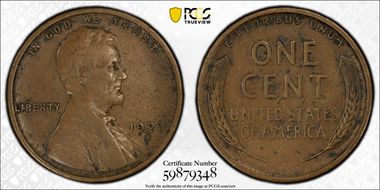 1909-S VDB 1C VF35BN