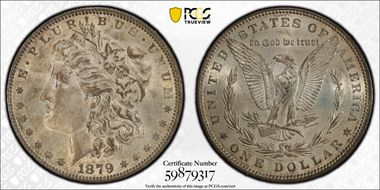 1879 $1 AU58