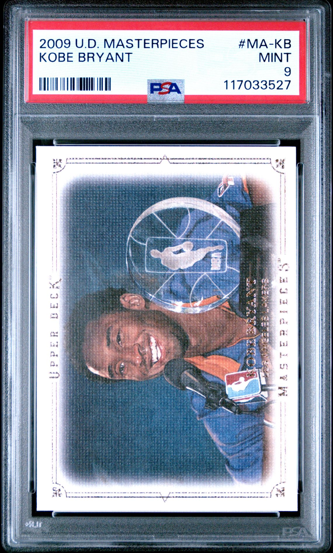 2009 Upper Deck UPPER DECK MASTERPIECES #MA-KB Kobe Bryant front