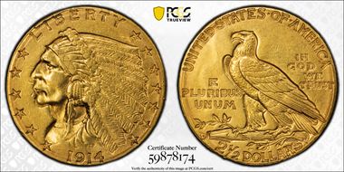 1914-D $2.50 N1