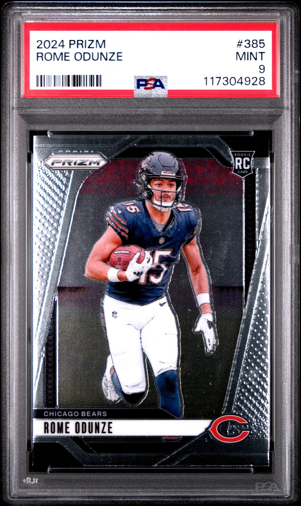 2024 Panini Prizm Rome Odunze #385 Mint 9 front