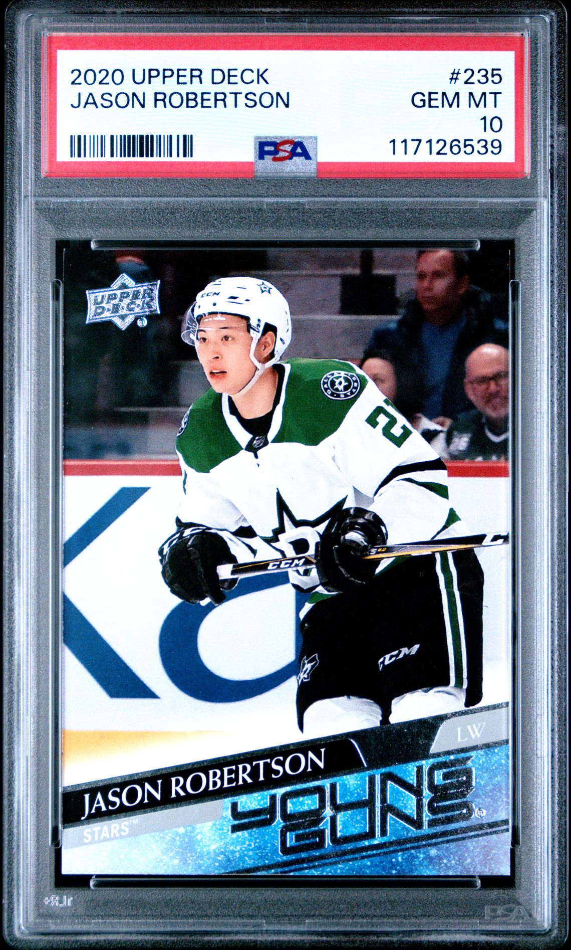 2020 Upper Deck Jason Robertson #235 Gem Mt 10 front