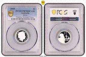 2005 $2 Silver PR70DCAM